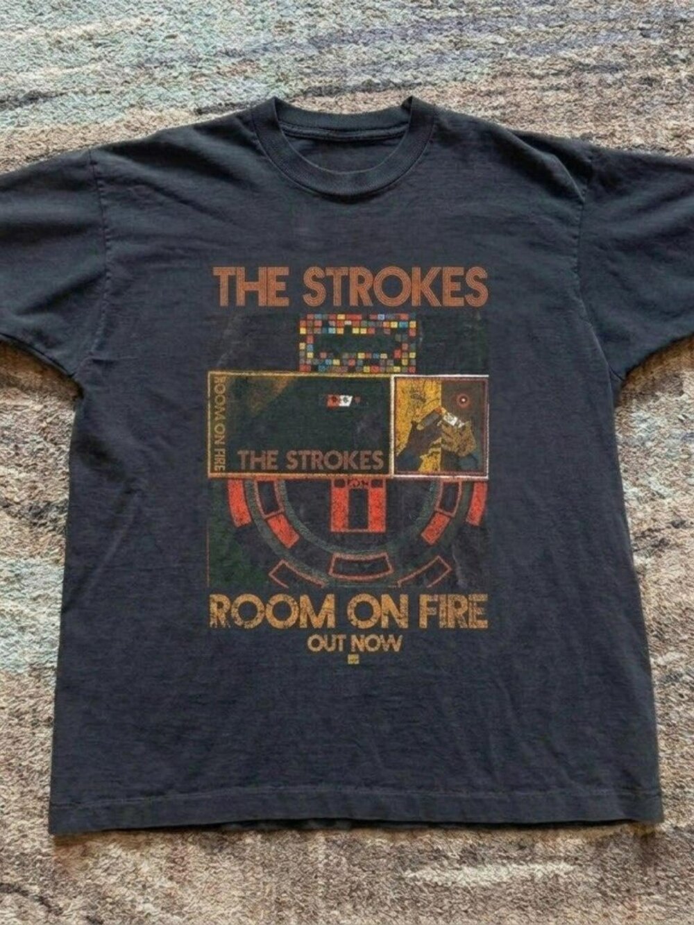 The Strokes Room On Fire Black T-shirt
